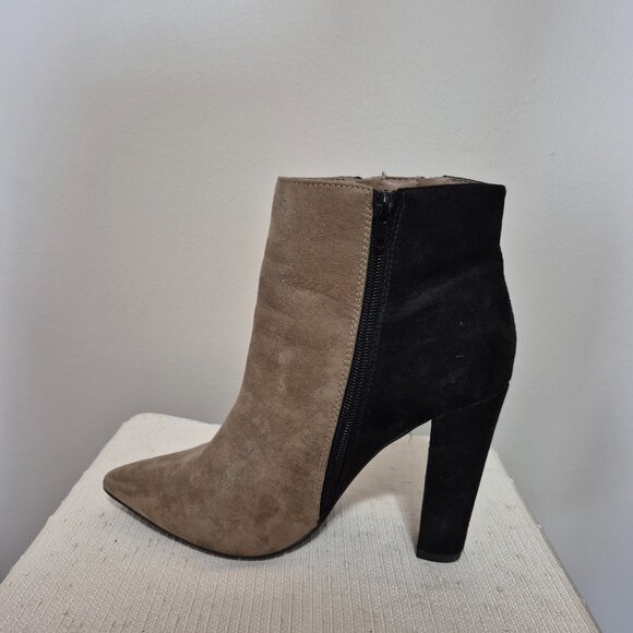 Tri-colour Faux Suede Booties - Picture 5 of 14